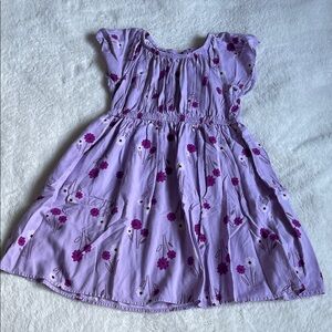 Cat & Jack Purple Floral Kids Dress